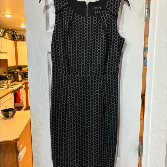 Enfocus Studio Dresses & Skirts - Black and Gray Patterned Midi Dress